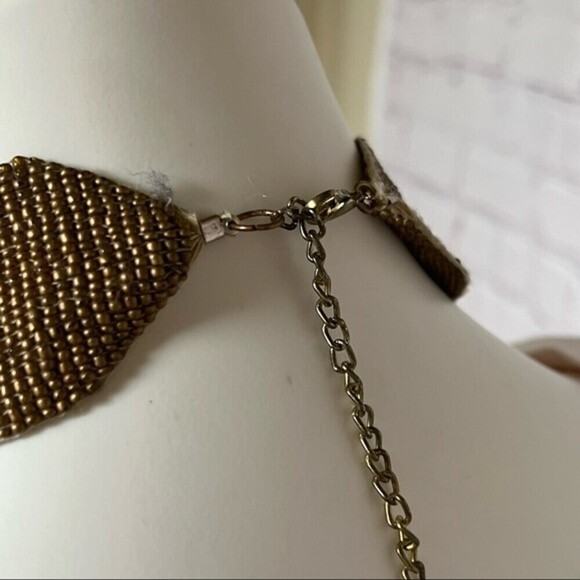 Long 34” multi-strand beaded necklace multicolor seed bead statement Bohomian - Picture 3 of 10